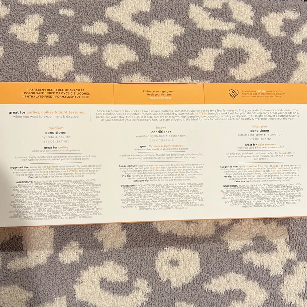 Pattern Mini Conditioner Kit NIB - Picture 3 of 3
